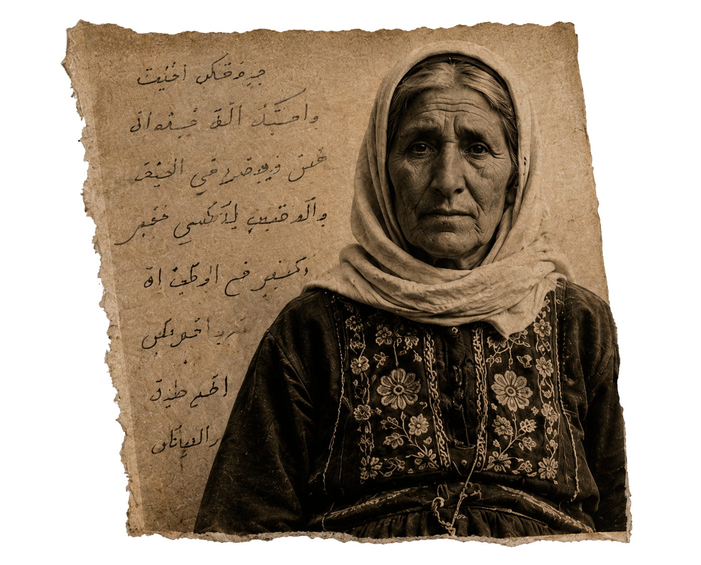 Palestinian family portrait archive entry